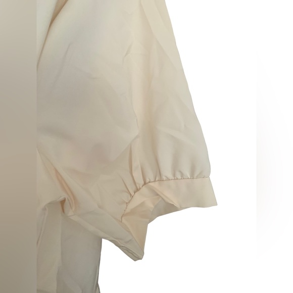 Cream Color Womens MIDI Dress Size 3x 26” pit to pit 54.5” Length Brand New - Picture 4 of 5